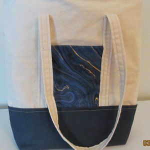 Blue Canvas Bag Item #43124